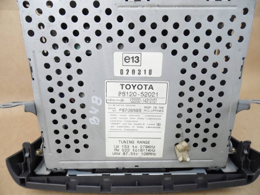 фото №3, Toyota yaris i радіо заводський