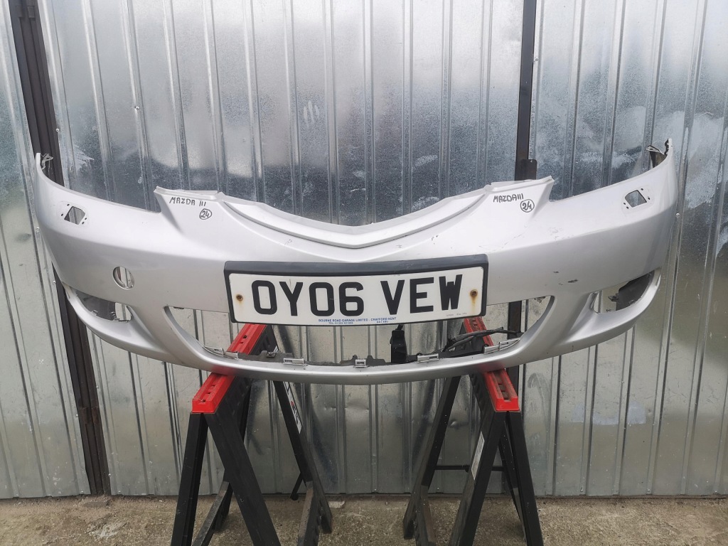 фото №1, Бампер передний mazda 3 bk i хэтчбек ксенон pod омыватель