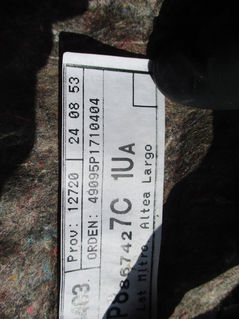 фото №8, Altea xl 2009-2014 r lift-tapicerka обшивка с багажника