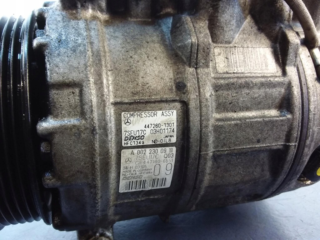 фото №4, Mercedes s w221 3.5 b компрессор кондиционера