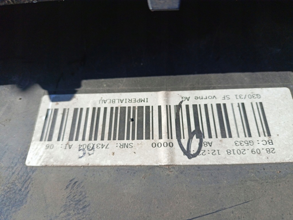 фото №11, Bmw 5 g30 g31 бампер передний перед