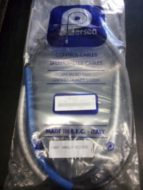 фото №1, Трос тормоза ручного fiat doblo cargo правая