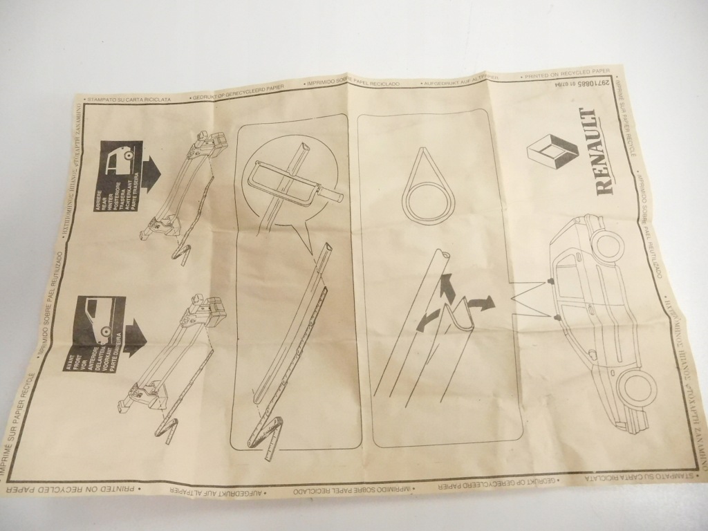 Рейлінги дахові clio 1 7701408026 Ціна