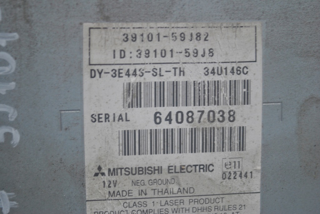 фото №7, Радиопроигрыватель cd suzuki liana 39101-59j82