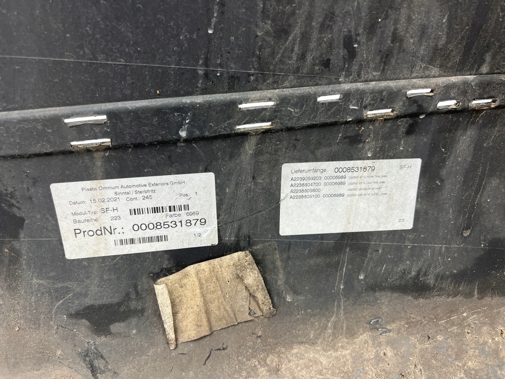 фото №8, Mercedes s-klasa w223 бампер задний задняя 6xpdc оригинал oem 20-