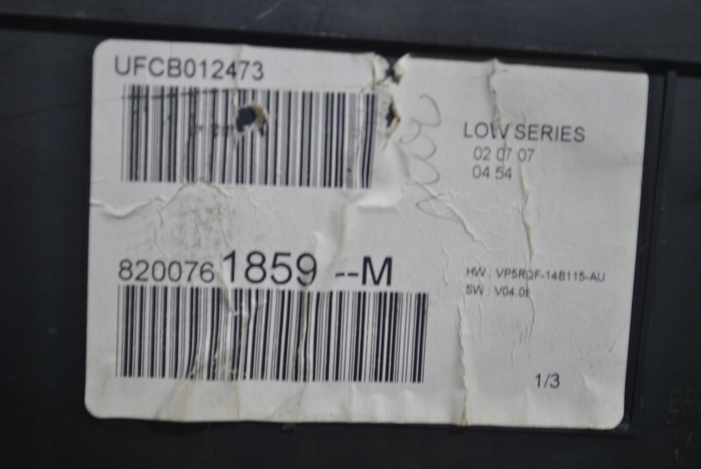 фото №4, Счетчик приборы renault clio iii 820076159m