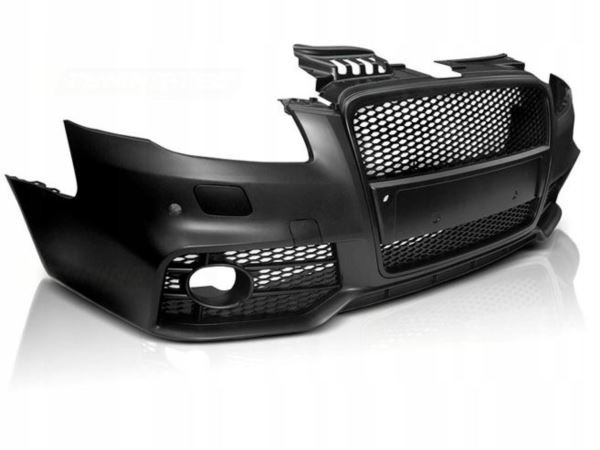 Купити Бампер передній audi a4 b7 04-08 black look rs