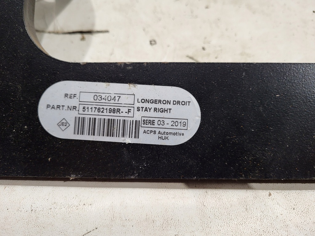 фото №3, Hak буксировочный renault master 511601915r