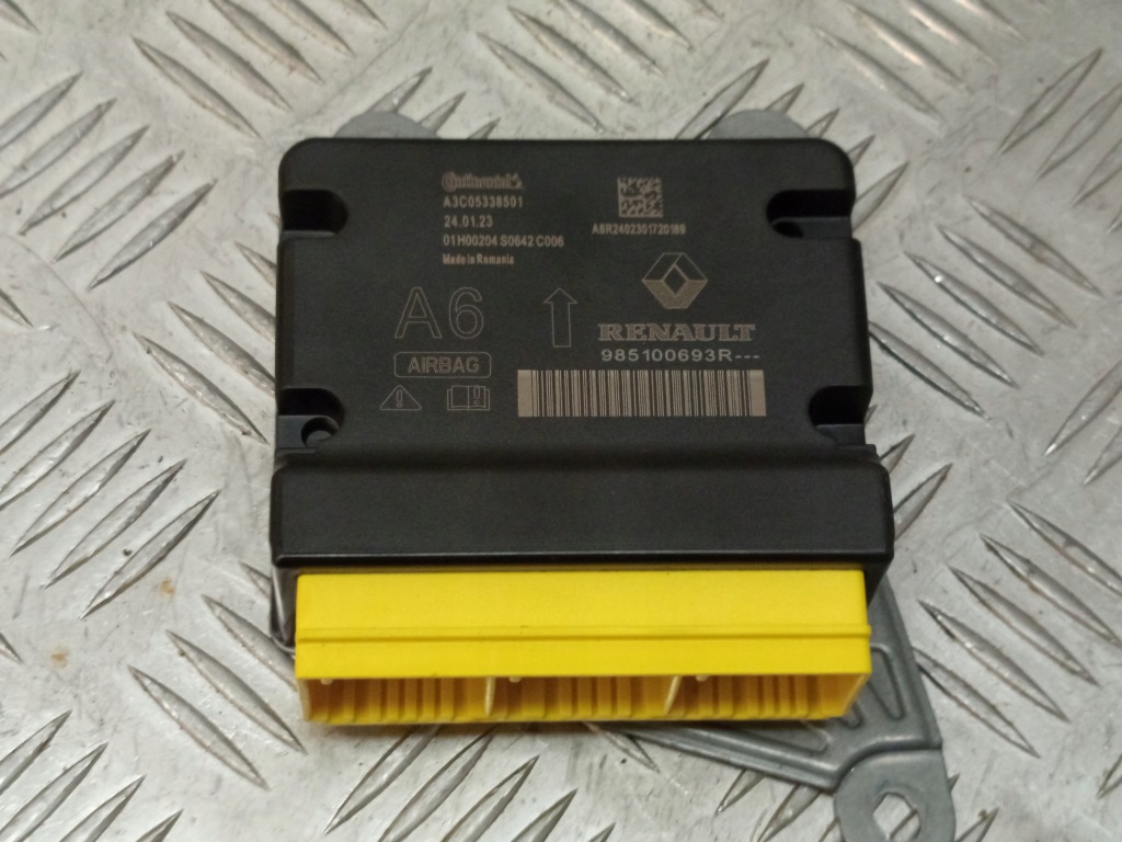 фото №1, Renault clio v блок керування модуль датчик подушка безпеки подушки безпеки 985100693r