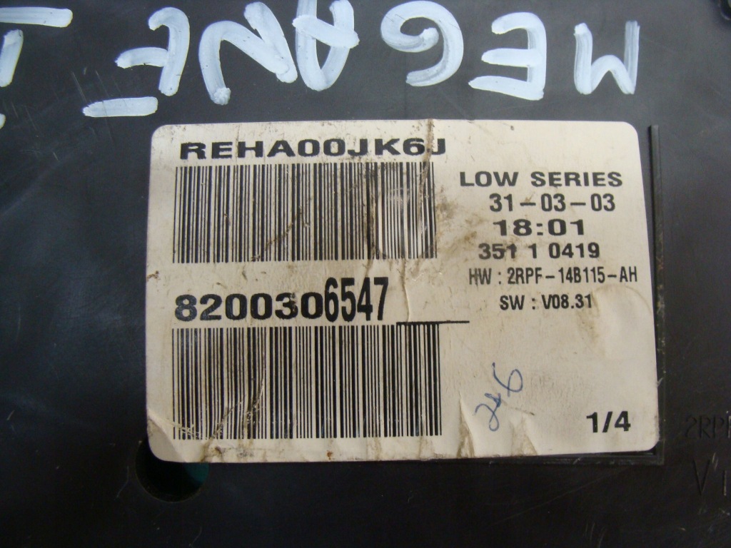 фото №3, Прилади прилади renault megane ii 8200306538
