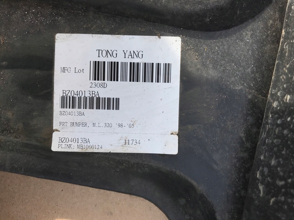 фото №11, Бампер перед mercedes w163 ml 1998-