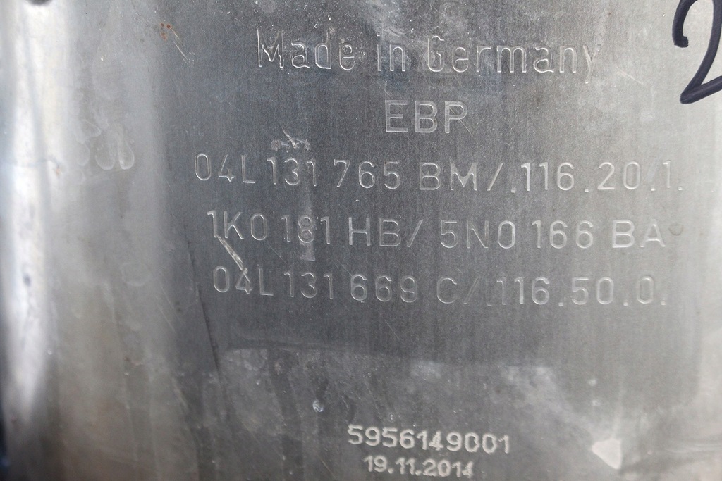 фото №10, Skoda vw каталізатор фільтр 04l131669c 04l131669cx фільтр часток твердих dpf