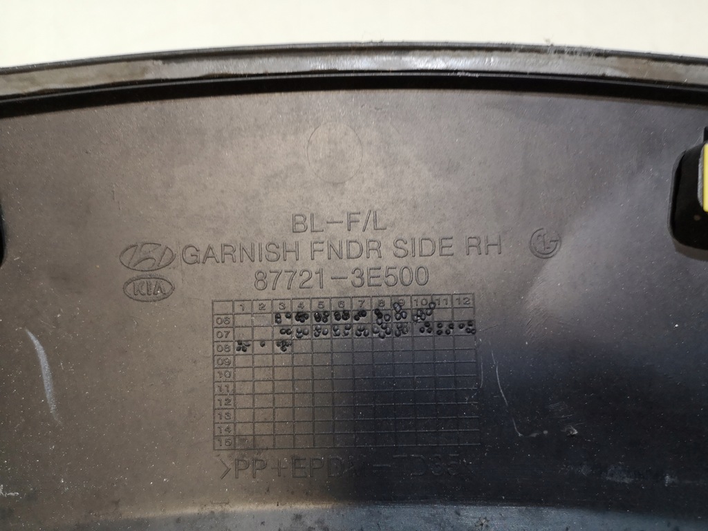 фото №6, Kia sorento молдинг крыла правый перед 06+