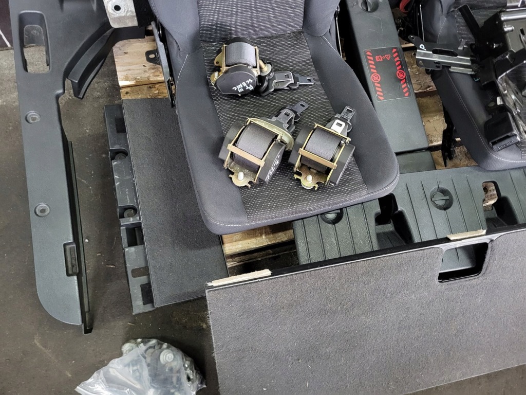 фото №9, Renault scenic ii lift сиденье обивка защита ремни крепления iii ряд