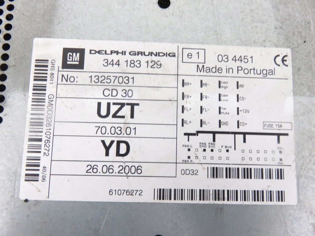 Купити Радіо cd30 opel corsa d 344183129 565412769 13209460