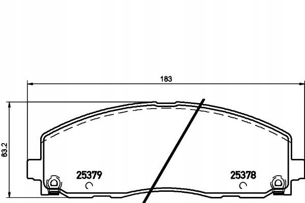фото №7, Textar 2537801 набір гальмівних колодок гальмівних, гальма дискові