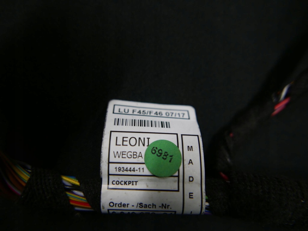 фото №14, Bmw f45 f46 джгут електропроводка панелі панель приладів 6849670 6849668