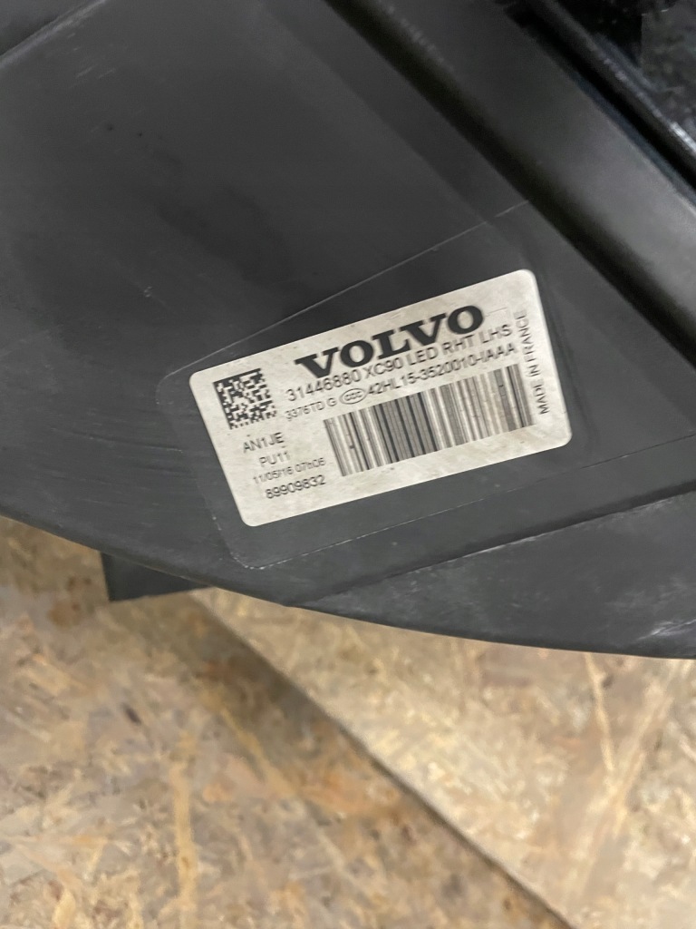 Volvo xc90 2 фара ліва full led лівий 31446880 Оригінал