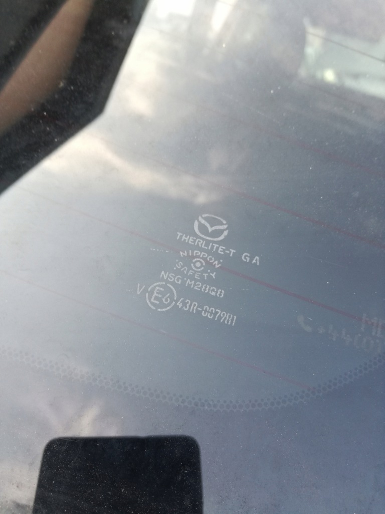 фото №2, Mazda 6 gj iii 2012 -2015 rok kombi скло кришки задня