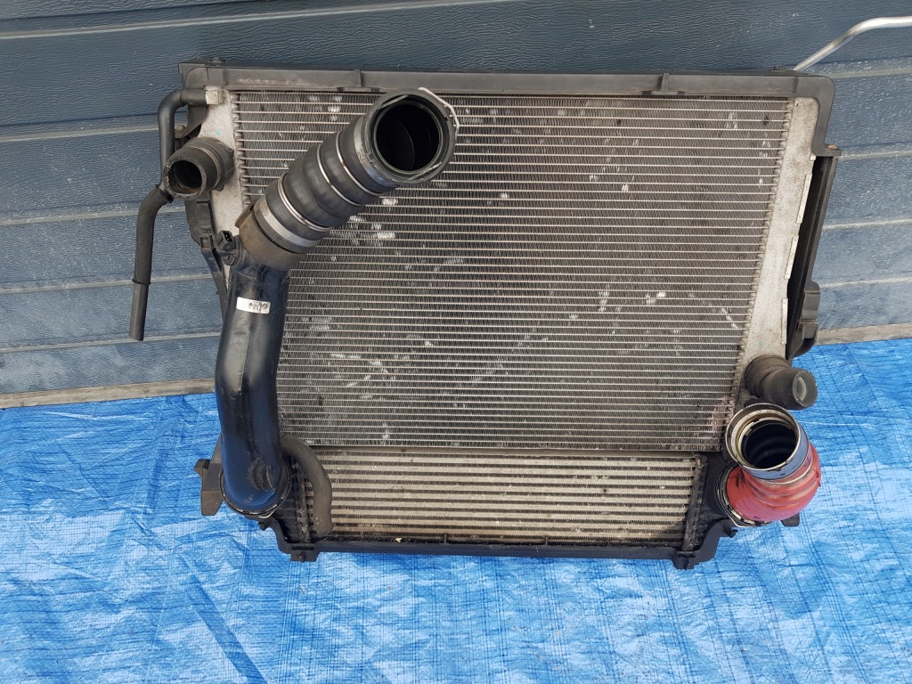 Комплект радиатор воды кондиционер bmw x6 e71 x5 e70 3.0 d 7809321 Киев