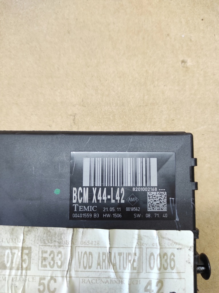 фото №3, Модуль bcm renault wind twingo ii 8201002168