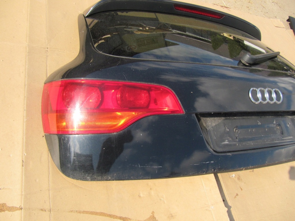 Audi q7 07r крышка багажника задняя задняя czarna без оснащения Недорого