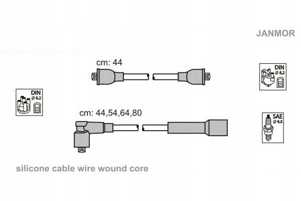 фото №2, Дроти запалювання kpl. seat janmor