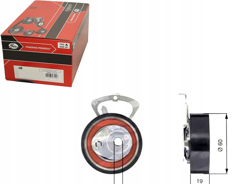 фото №1, Ролик натягувача ремінь розподільного валу gates 036109243ag