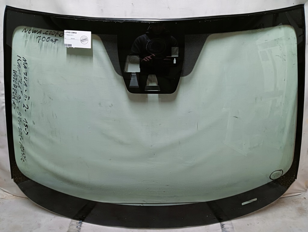 фото №1, Скло передня mazda ii-2 2015- камера 3x датчик acustic прокладка