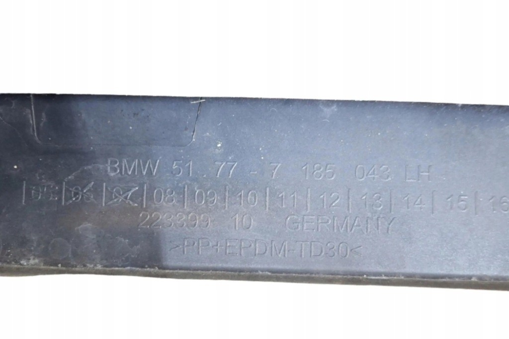фото №10, Накладка поріг ліва bmw 7 f01, f02 7212739 3.0l дизель 2013