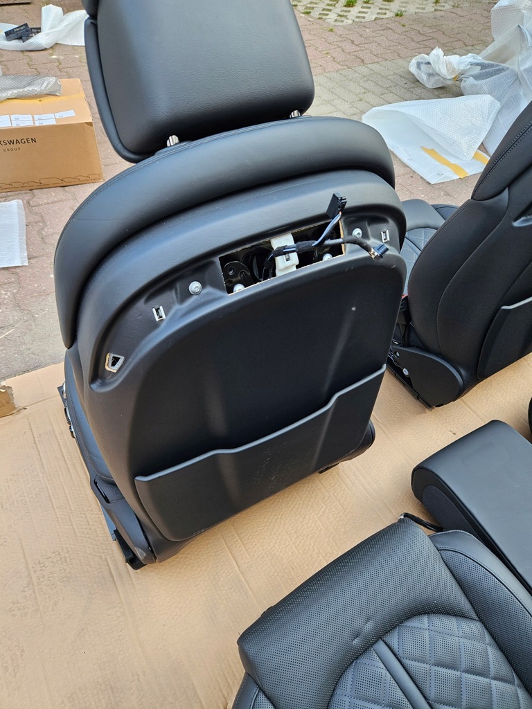 фото №12, A8 d4 lift long сиденье сиденья заднее сиденье кожа вентилируемые обшивки обивка