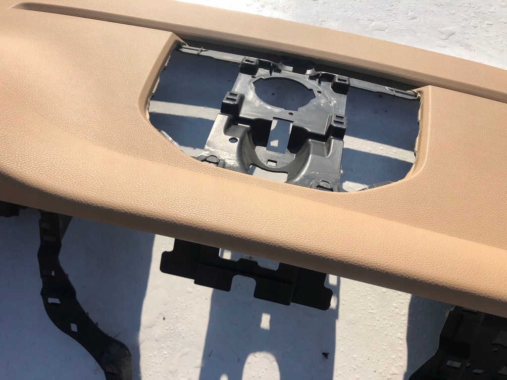 фото №6, Porsche macan 95b beż панель приладів консоль подушки безпеки ремені