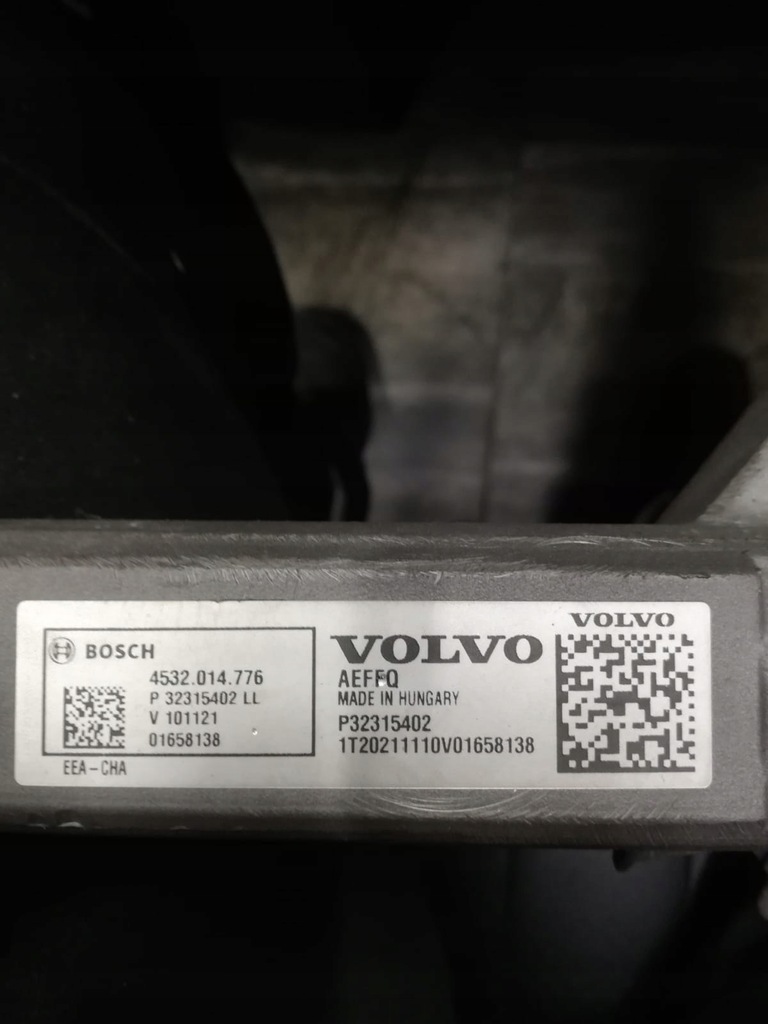 фото №16, Volvo v60 ii 21r датчик kąta повороту редуктор рейки рульового управління europa