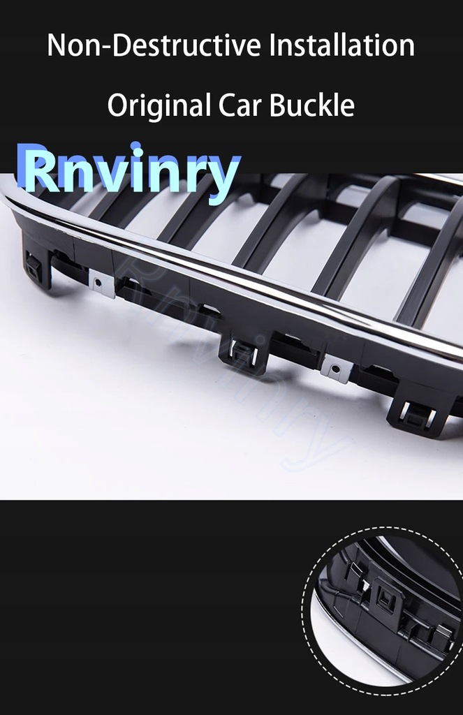 фото №7, Ґрати передній бампера rnvinry do bmw x3 f25 2011-2013 abs