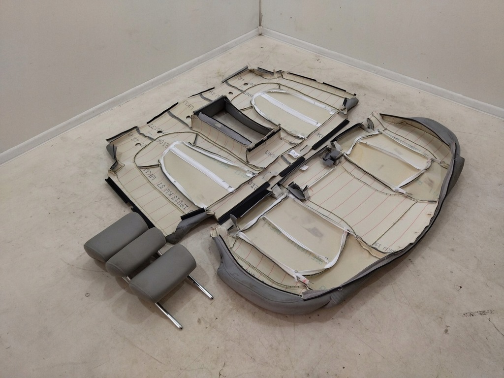 фото №10, Обшивка оббивка захист сидіння заднє сидіння titangrau audi a6 c7