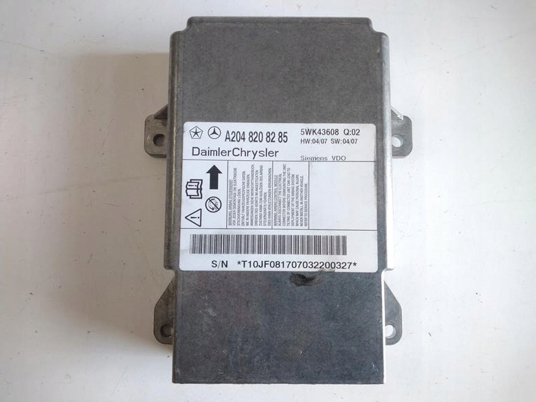 фото №1, Модуль датчик подушка безопасности mercedes c-klasa chrysler 204