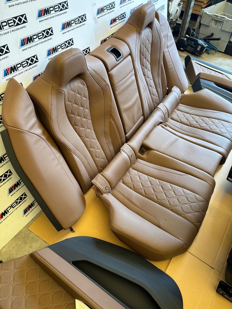 фото №10, Bmw 8 g16 m8 f93 сиденья салон merino taruma braun eu bowels