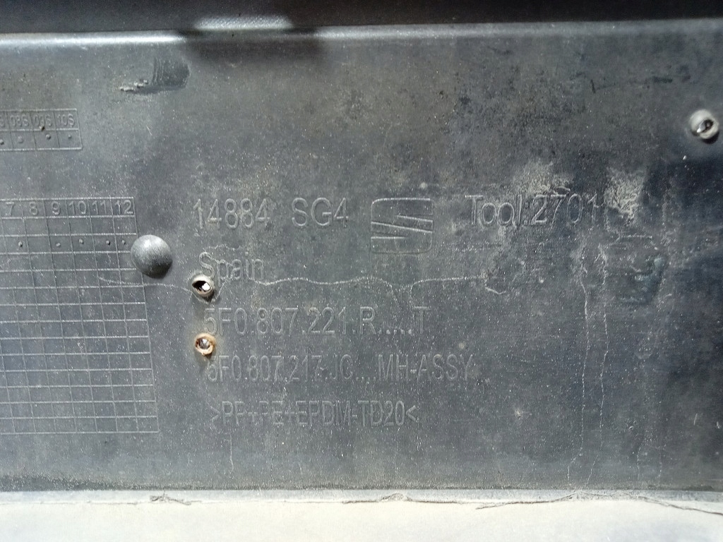 фото №11, Seat leon iii lift 16- бампер перед передній pdc 5f0807221r