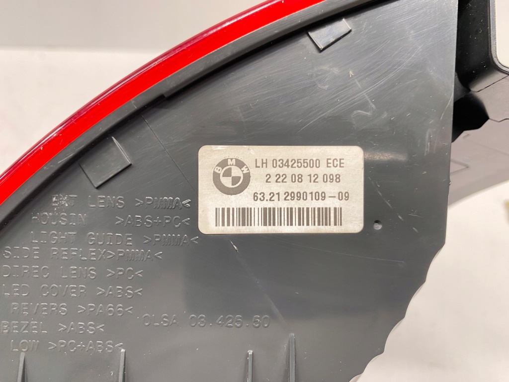 Фара led задний  левая задняя w крыло bmw x1 e84 lci рестайлинг  2012-2015 Цена