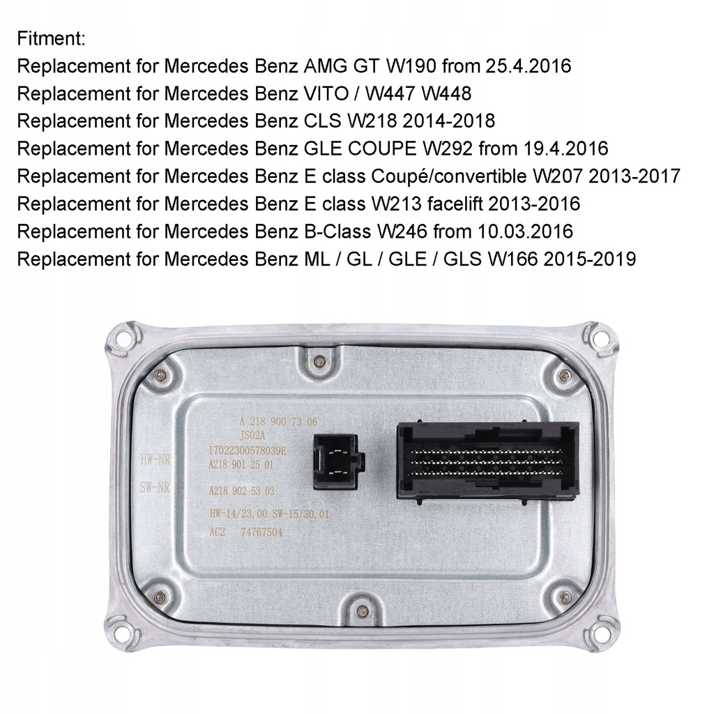 фото №10, Модуль керуючий фари led a2189007306