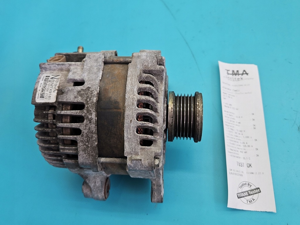 фото №1, Test генератор mazda 6 iii gj a2tx9181 2.2d