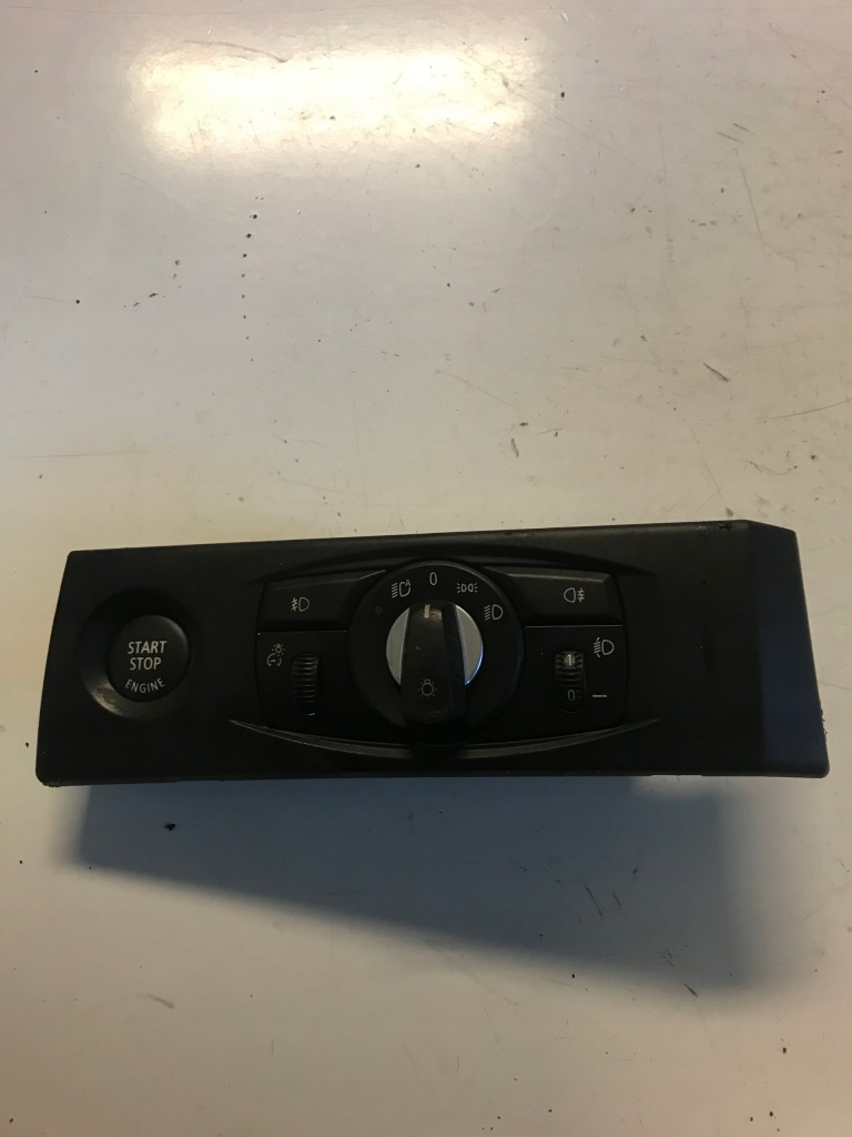 фото №1, Bmw 5 e60 e61 панель переключатель света стоп запуск