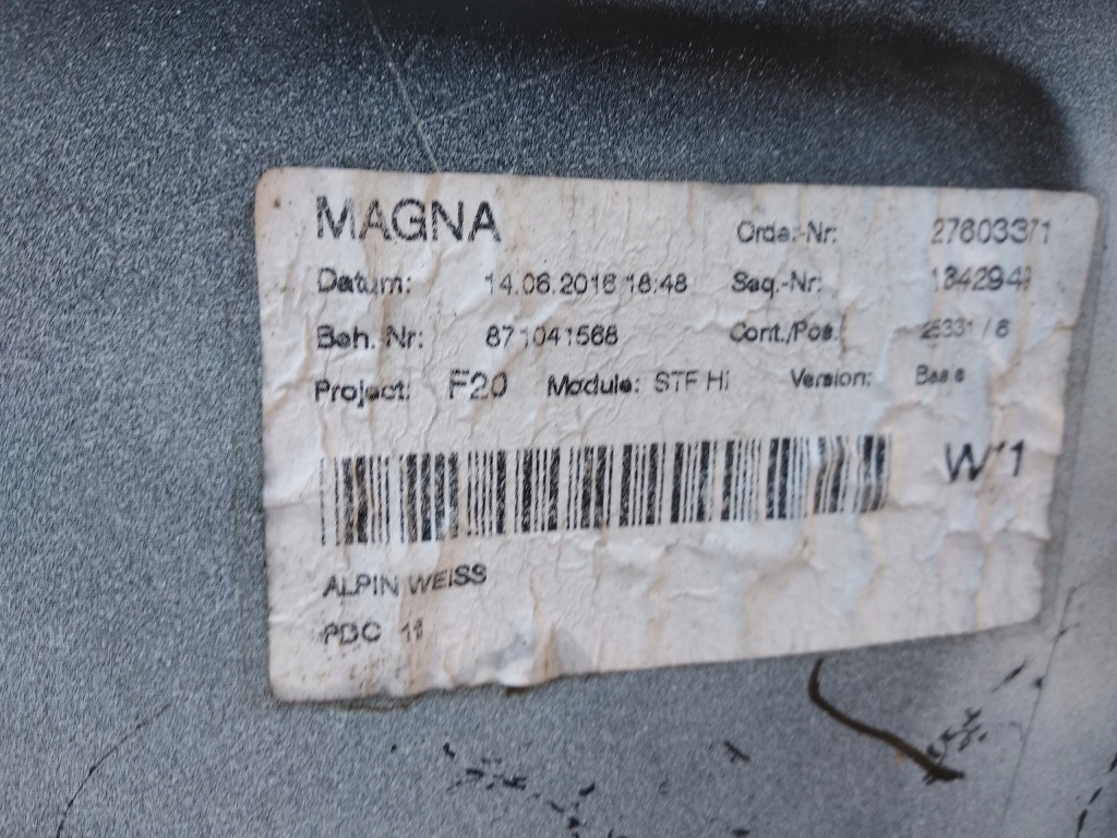 фото №10, Bmw 1 f20 f21 lift 14- бампер задній задня