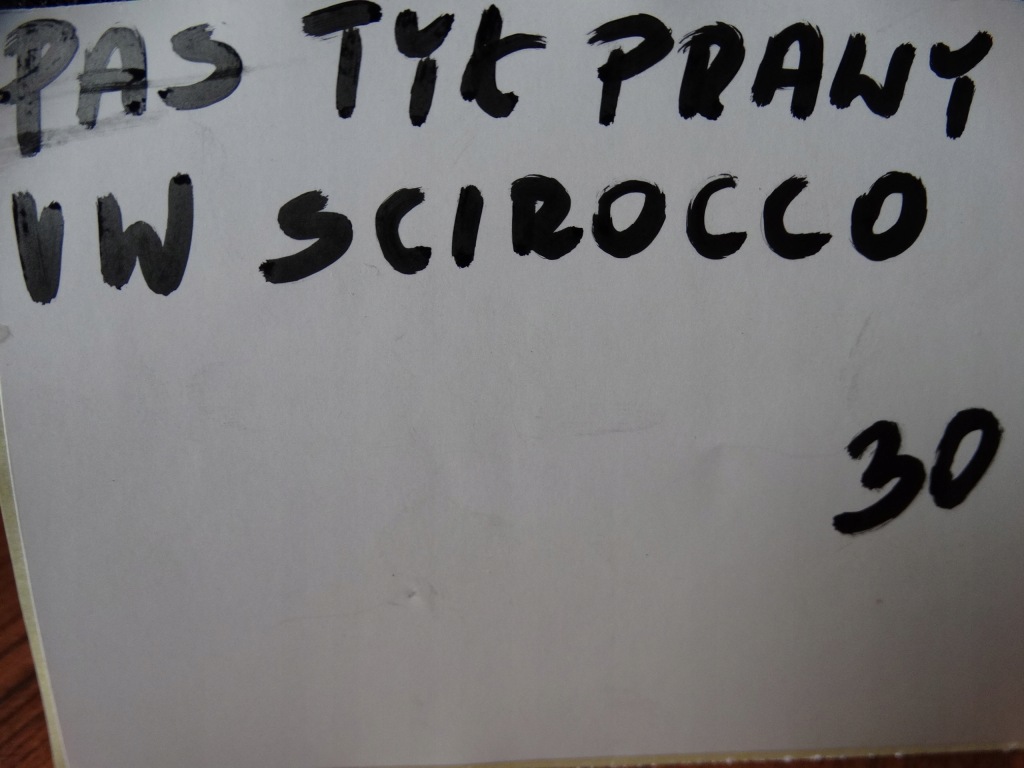 фото №4, Idealny pas задня правий vw scirocco 1