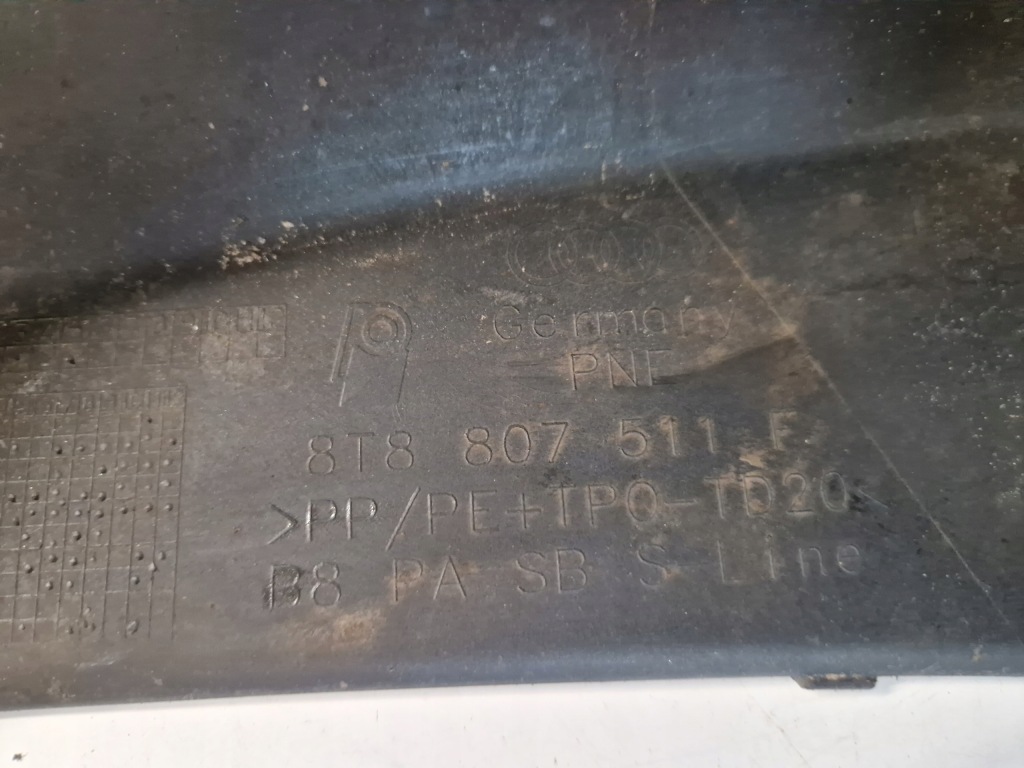 фото №11, Audi a5 8t 8t8 sportback s line lift 11- бампер задний задняя 8t8807511f