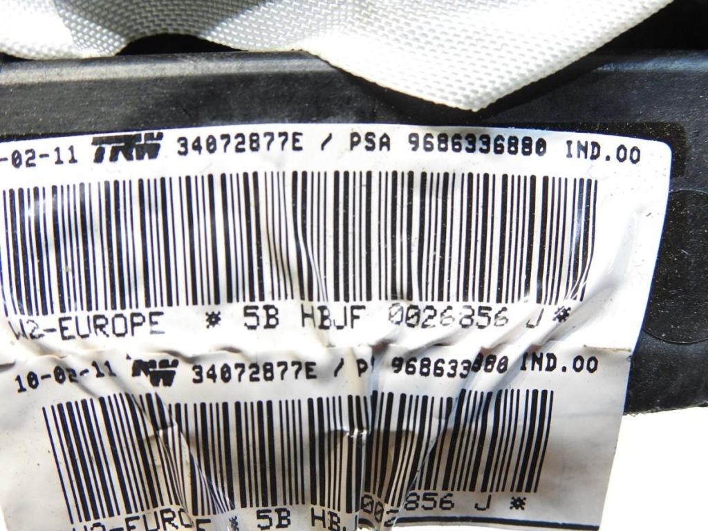 фото №6, Подушка подушка безопасности пассажира peugeot 508 i 9686336880 34072877e