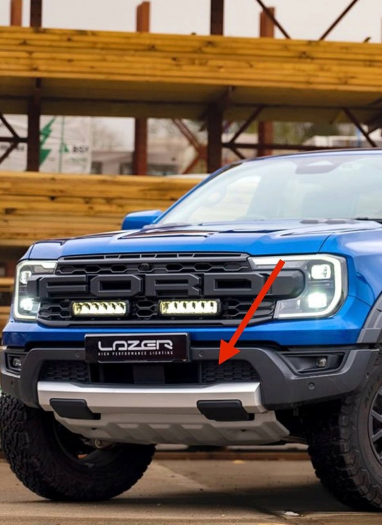 фото №15, Ford ranger raptor iv 2023- решітка решітка радіатора середня перед n1wb-17b968-r