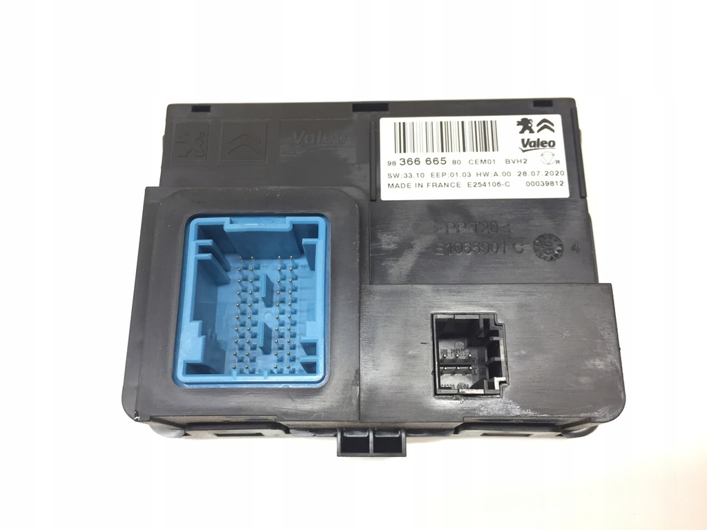 фото №1, C3 aircross модуль блок управления кондиционера