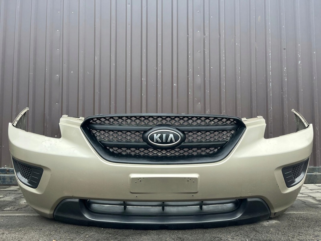 фото №8, Kia carens 3 iii 06-12r бампер перед передній kompletny колір j6