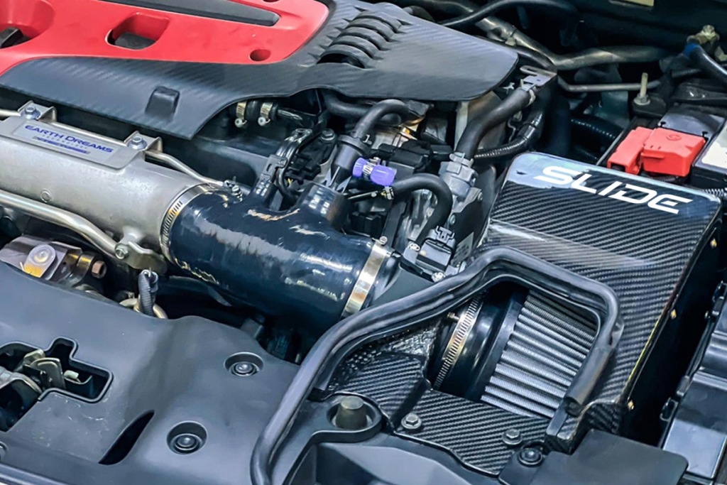 фото №2, Система впускной honda civic type r fk8 2.0t slide карбон